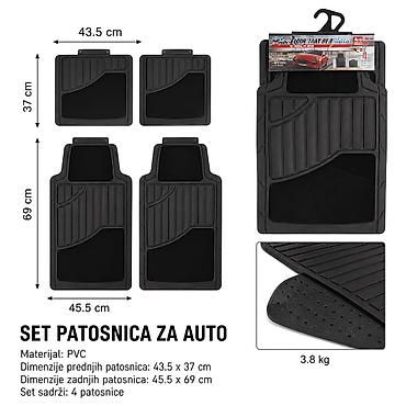 KMT Automobilska patosnica 2008785 Univerzalni set patosnica za auto