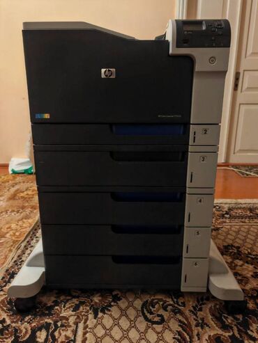TV və video: HP Color LaserJet CP5525 rəngli lazer printeri Tam işlək