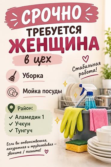 няня аламедин 1: Талап кылынат Тазалоочу, Өндүрүшкө — 1