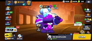 Foto və videokameralar: Brawl Stars hesabı - Kupa: 23,182 - Kupalaşma rütbəsi: Ulduz Gücü