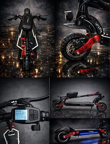 Elektrikli samokatlar: Elektrik skuter – Wingz Let’s Fly seriyası - Güclü ön və arxa — 1