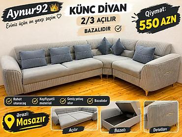 Aynur92 👑kod0938 Qiymət: 550 AZN 🛋️ Künc divan satılır ✨ 2/3 açılır 📦 lalafo.az -da Aynur92 👑kod0938 Qiymət: 550 AZN 🛋️ Künc divan satılır ✨ 2/3 açılır 📦