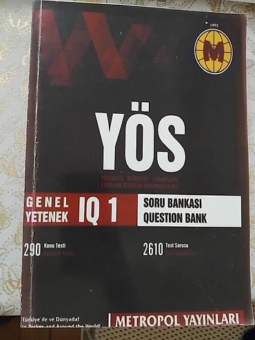 Testlər: Məntiq və ingilis dili üzrə test və sual bankları dəsti – YÖS – Genel — 1