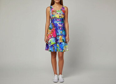 sukienka niebieska na wesele: Sukienka damska, rozmiar S