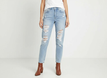 szerokie spodnie hello kitty: Denim, Джинси жіночі, розмір S