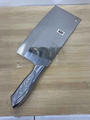 Кухонные принадлежности: Китайский кухонный топорик (cleaver) из нержавеющей стали. - Широкое — 2