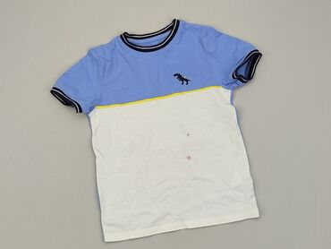 biala koszulka z dlugim rekawem: Koszulka, C&A, 5-6 lat, 111-116 cm, stan - Dobry