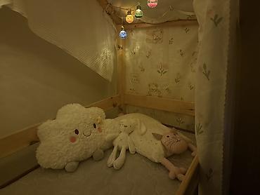 Детские односпальные кровати: В комплекте матрас,подушки,игрушки,гирлянда Детская кровать-домик из at lalafo.kg — 7 Детские односпальные кровати: В комплекте матрас,подушки,игрушки,гирлянда Детская кровать-домик из — 7