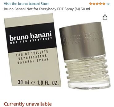французская парфюмерия в Кыргызстан | КНИГИ, ЖУРНАЛЫ, CD, DVD: Bruno Banani Not for everybody мужской парфюм осталось больше