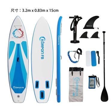 лодочный мотор бу купить: #supboard #сап #сапборд Белая надувная доска для серфинга с голубыми