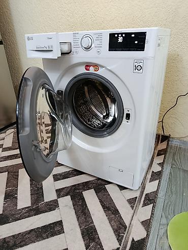 i 7: Стиральная машина LG Inverter Direct Drive 7 кг, Бишкек. Основные — 7