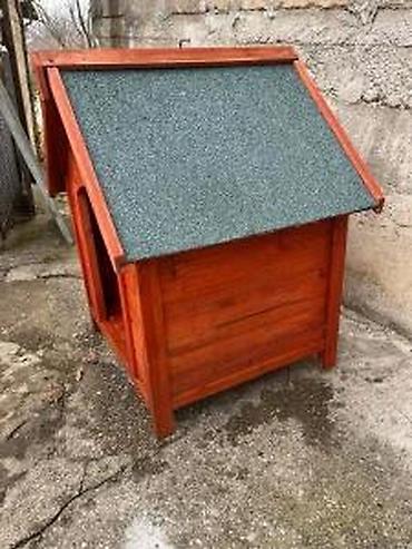 Oprema za kućne ljubimce: Drvena kućica za psa - Materijal: masivno drvo, površinski zaštićeno — 6