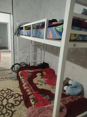 Двухъярусные кровати: Двухъярусная металлическая кровать - Прочная сварная рама из металла — 7