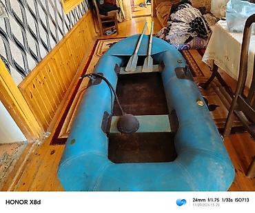 yığılmış velo: Şişmə rezin qayıq - Material: qalın, möhkəm rezin/PVC tipli şişmə — 3