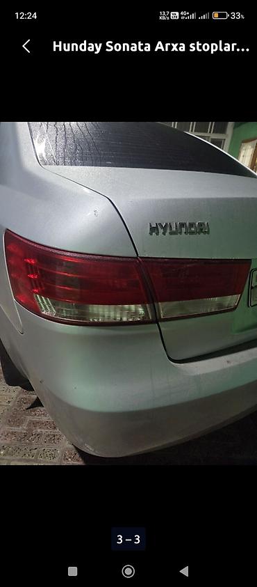 e36 stop: Hyundai Sonata arxa stop lampaları (sol və sağ tərəf üçün cüt). - — 1