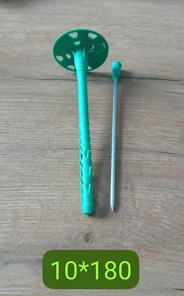 Дюбель-гвозди: Дюбель грибокдля фасадного утиплителя с металлическим гвоздем. ОПТОМ — 3