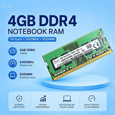 ucuz noutbuklar: 4GB DDR4 NOTEBOOK RAM Noutbukunuzun performansını artırın! SK hynix — 1