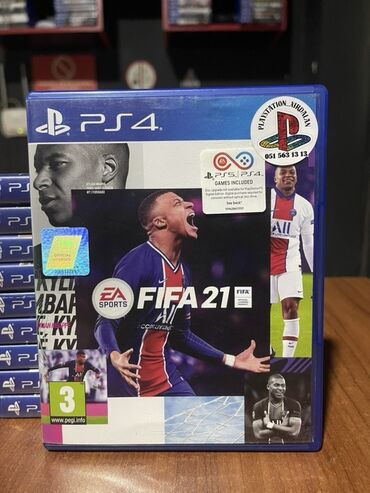 Oyun diskləri və kartricləri: PlayStation 4 üçün FIFA 21 futbol simulyatoru. EA Sports tərəfindən