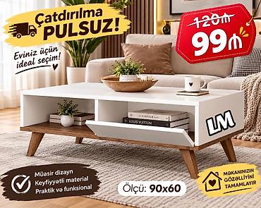 topdan saat satisi: Dördbucaq masa, Açılmayan, Təkərsiz — 1