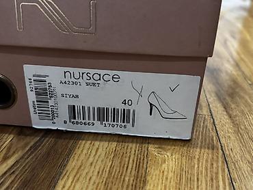 nursace: Туфли, 40, Б/у, цвет - Черный, Самовывоз, Платная доставка — 3