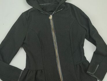 czarna sukienki z odkrytymi plecami: Кофта з каптуром жіноча, M, стан - Задовільний