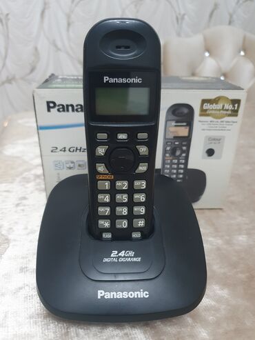 telefonlar qiymeti: Stasionar telefon Panasonic, Simsiz, İşlənmiş, Ünvandan götürmə