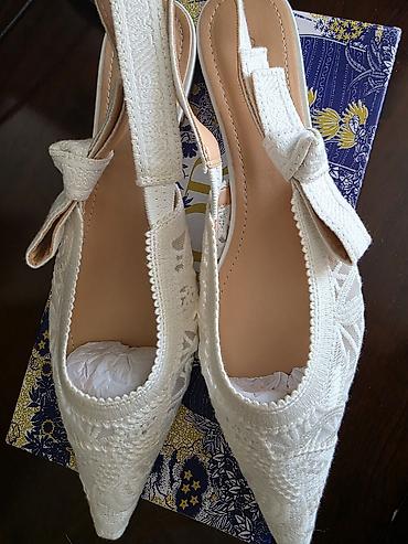 dior b30: Ажурные балетки-слинги с открытой пяткой - Цвет: молочный/айвори - — 1