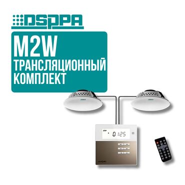 Студийные микрофоны: Трансляционный комплект DSPPA M2W Готовое решение для музыкальной