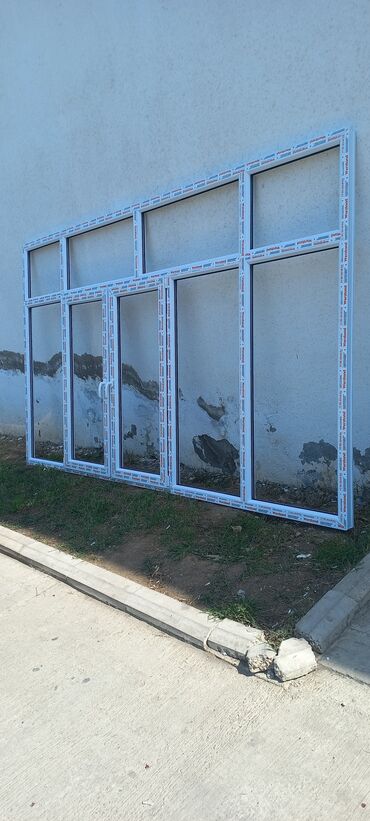 Plastik qapılar: Yeni Plastik qapı Zamok ilə, Zəmanətli, Pulsuz quraşdırma, Ödənişli çatdırılma, Rayonlara çatdırılma, Pulsuz çatdırılma — 11