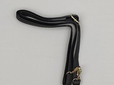 ralph lauren: Czarny pasek/ramiączko do torebki – regulowane - Materiał: skóra — 1