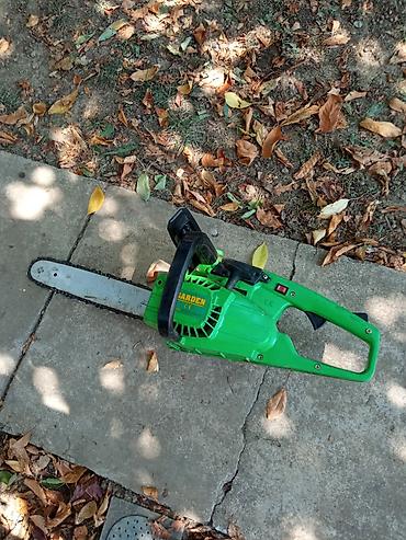 sluci: Motorna testera GARDEN (Made in Italy) - Benzinska testera, zelena — 3