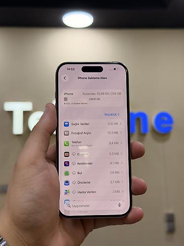 ipad pro 2018: IPhone 15 Pro, 256 GB, Natural Titanium, Zəmanət, Kredit, Simsiz şarj — 5