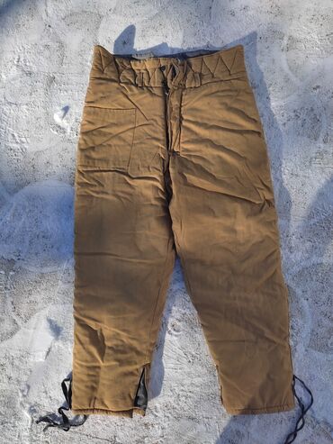 мужская штаны: Ватные штаны советские, меняю