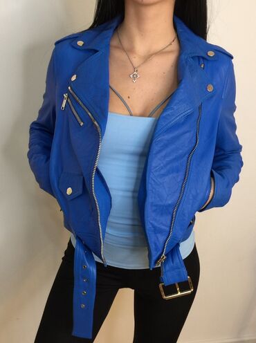 Ostale jakne, kaputi, prsluci: Michael Kors orig. kožna moto jakna iz USA S veličine. Jakna je od — 5