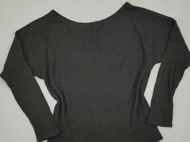 czarne obcisła bluzki z długim rękawem: Bluzka Damska, XL, stan - Dobry