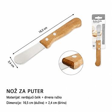 KMT Nož za puter sa drvenom drškom 2406058 - Brend: Kmt style - Tip