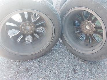 Шиналар жана дисктер: Дөңгөлөктөр монтажда 215 / 55 / R 17, Кыш, Колдонулган, Комплект, Жеңил унаалар, Куйма, тешиктери - 5 — 7