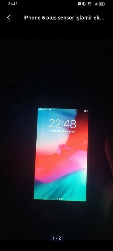 Fizika: IPhone 6 Plus, Qırıq