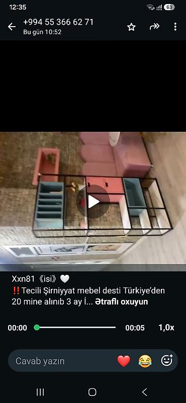 Контейнеры: Xxn81《isi》🤍 ‼️Tecili Şirniyyat mebel desti Türkiye’den 20 mine alınıb — 1
