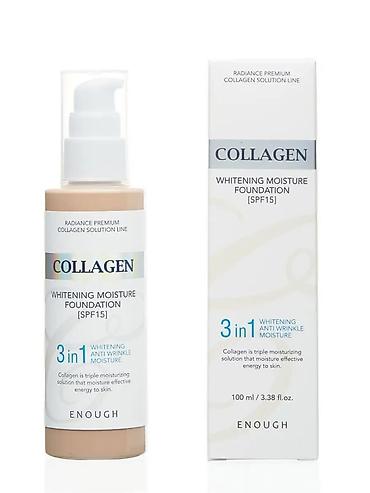 Тональный крем Enough Collagen Whitening Moisture Foundation SPF15 at lalafo.kg Тональный крем Enough Collagen Whitening Moisture Foundation SPF15