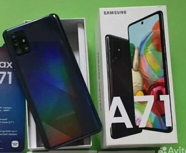8gb ddr4 notebook ram: Samsung Galaxy A71, 128 ГБ, цвет - Черный