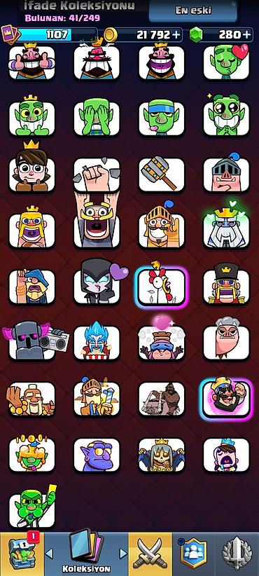 Digər kolleksiyalar: Clash Royale oyun hesabı - Kupa: 5744 (Kupa Yolu, 16. Arena) - Profil — 7