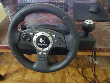 Рули: Logitech Driving Force Pro, 900°, Force FeedBack, КПП, БлокПитание