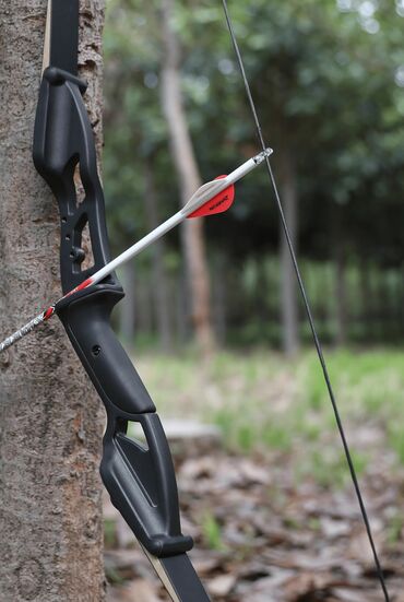 Луки и рогатки для охоты: Рекурсивный Лук 35lbs Короткая база, хлесткий выстрел. +6 стрел — 3