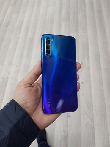 телефон fly cirrus 8: Redmi Note 8, 64 GB, rəng - Göy, Zəmanət, Sensor, Barmaq izi