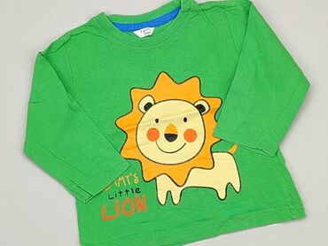 koszulka termoaktywna zielona: Bluzka, 6-9 m, stan - Dobry