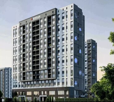квартиры в ахунбаева: 2 комнаты, 66 м², Элитка, 6 этаж, ПСО (под самоотделку)