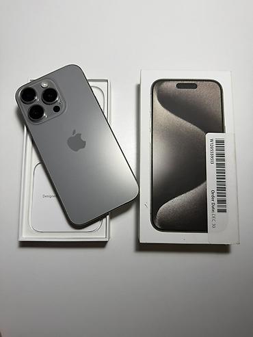 IPhone 15 Pro, 256 GB, Natural Titanium, Face ID lalafo.az -da IPhone 15 Pro, 256 GB, Natural Titanium, Face ID
