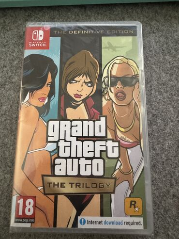 пока х3 про цена: GTA triology на Nintendo switch. Новый, в упаковке, не вскрывался