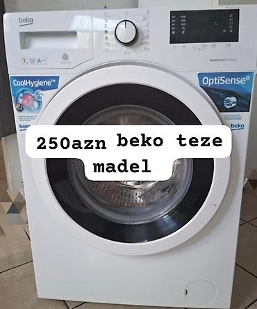 Məişət texnikası: Beko önyükləməli paltaryuyan maşın - Yükləmə həcmi: 7 kq - Enerji — 1